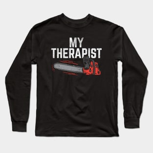 Lumberjack, Chainsaw, Arborist Long Sleeve T-Shirt